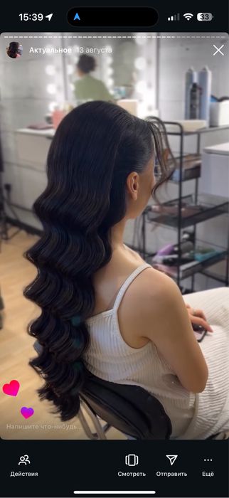 Макияж и прическа