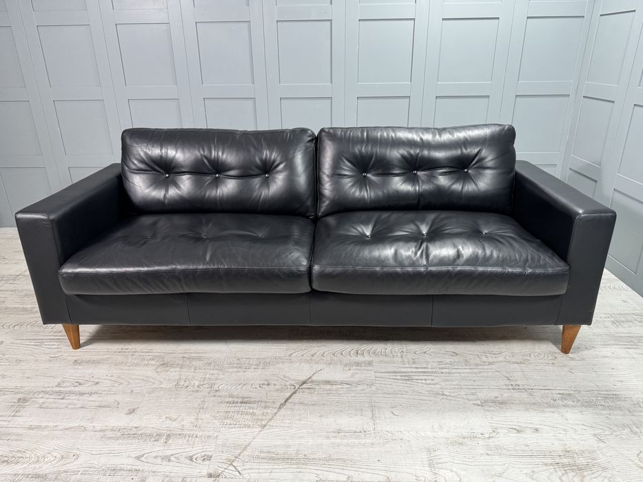 Датски кожен диван 3-ка Hjort Knudsen К106