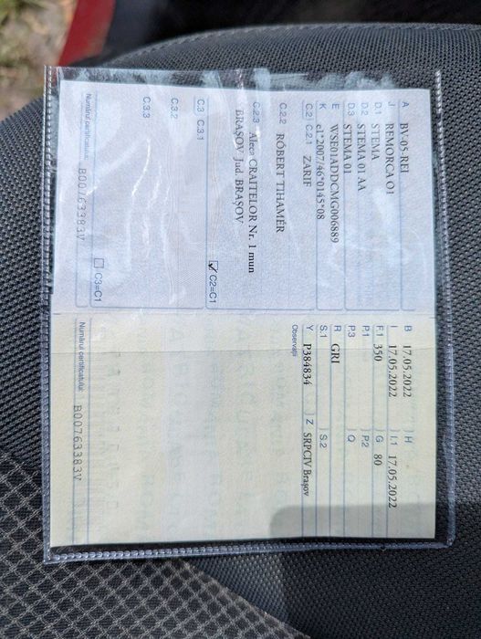 Remorcă Carosată STEMA (Ideală pentru Dresaj Canin și Transport Bagaje)