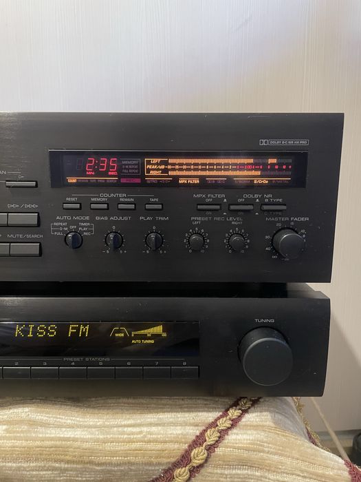 Vând deck +tuner YAMAHA