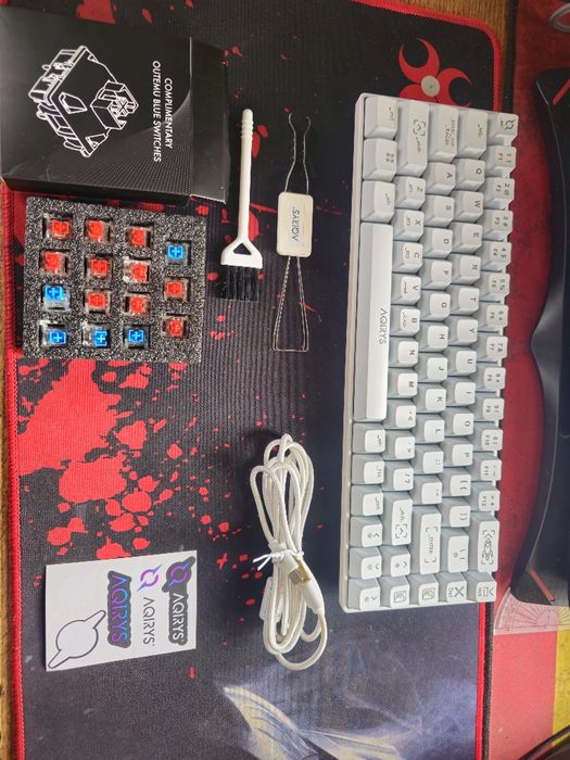 Tastatura de Gaming mecanica wireless/Bluetooth  Aqirys Mira RGB