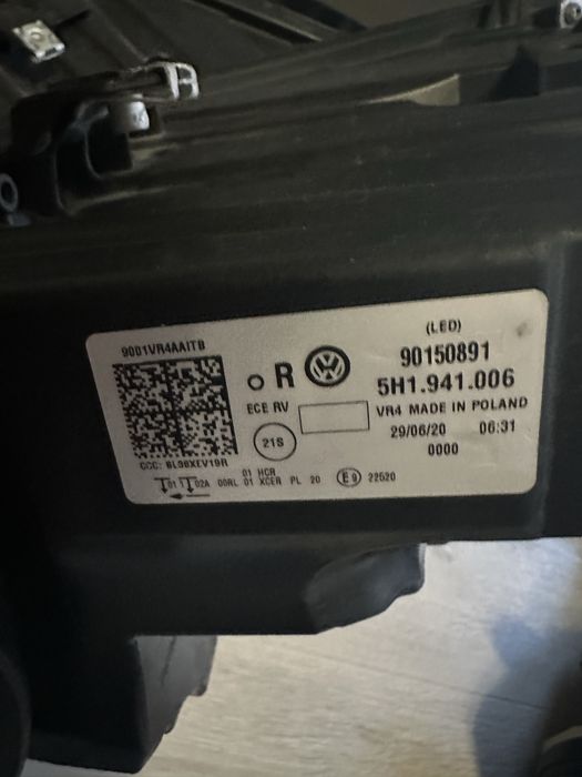 Фар фарове ляв десен VW Golf 8 Голф 8