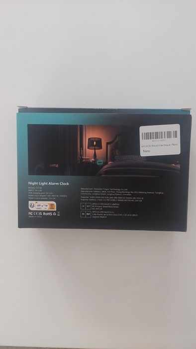 AFEXOA Ceas electronic cu alarma si lumini de noapte
