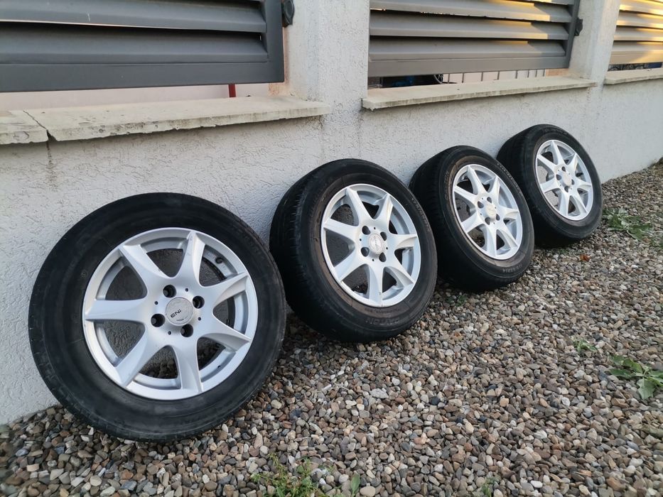Vând roti jante aliaj 4x100 Volkswagen polo Opel Astra corsa
