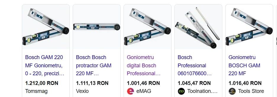 Goniometru digital Bosch Professional GAM 220 MF
