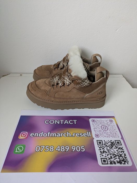 Ugg Lowmel maro Chestnut (mărimi: 37,38,40)