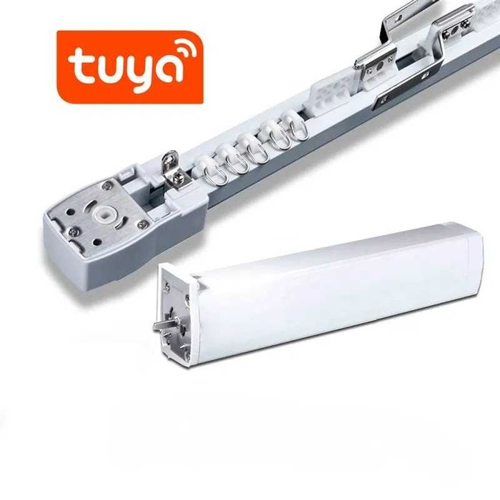 Умные бесшумные электрокарнизы WiFi Tuya Smart комфорт с Яндекс Алисой