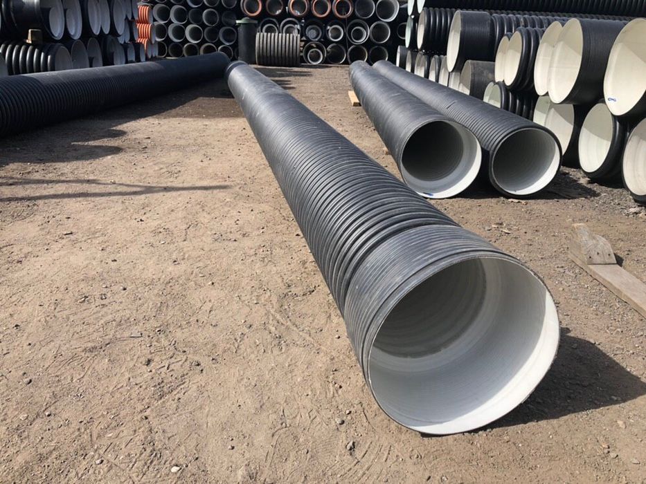Гофра труба канализационная дренажные gofra truba пластиковые