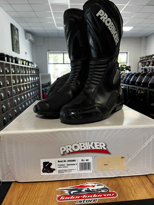 Мото ботуши PROBIKER PRX-4 ,42,всички протектори, перфектнo състояние