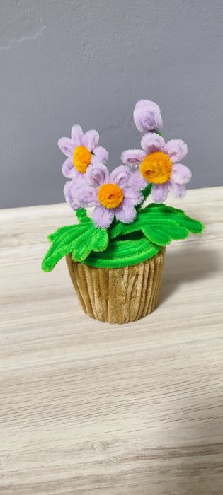 Пухкави цветя ръчна изработка! Слънчоглед и др.