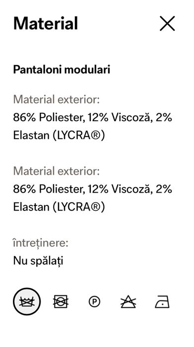 Pantaloni slim fit, marimea 50, marca C&A