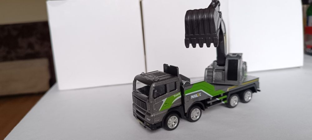 Метална количка двуетажен автобус