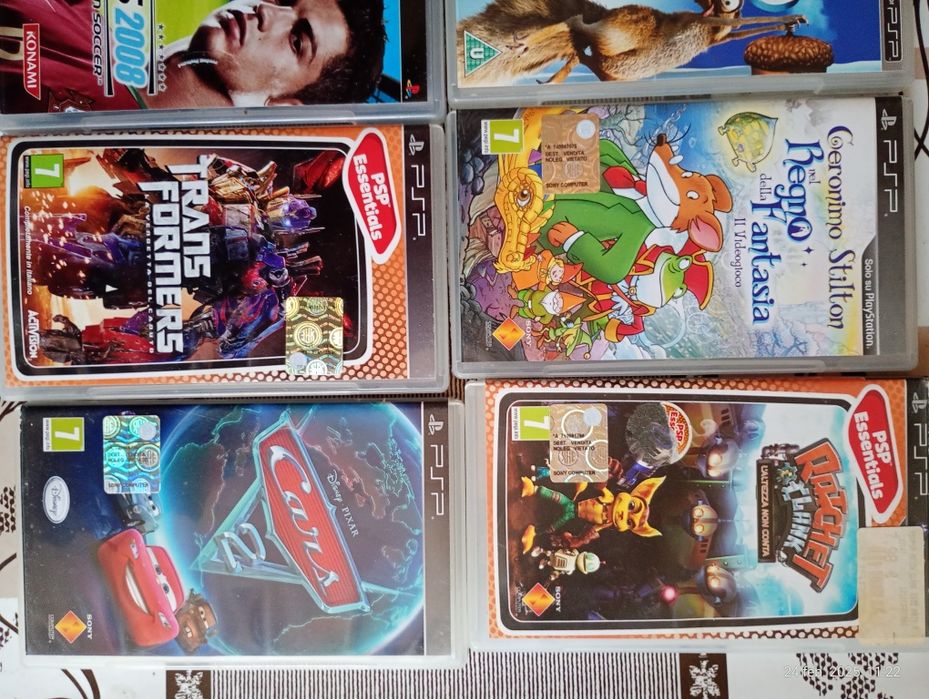 Lot 8 jocuri PSP portabil