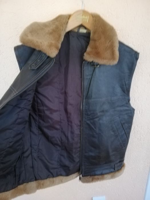 Vestă bărbati din piele Davo M