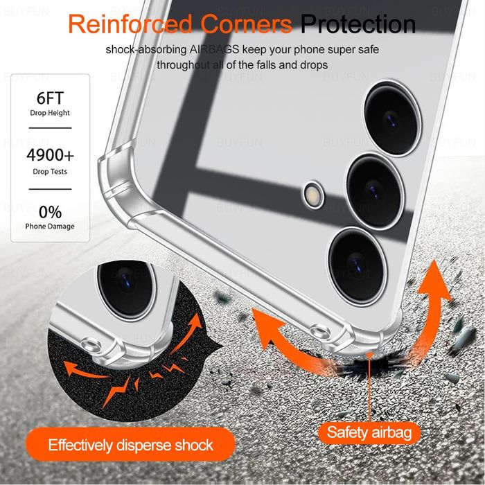 Samsung S25FE силиконов кейс+стъклен протектор -протектор за камерата