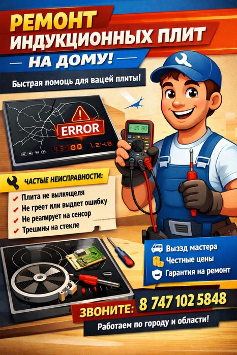 Ремонт индукционных плит
