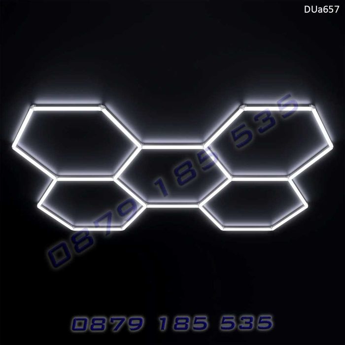 LED панели Пчелна пита осветление интериор гараж лампи работа таван