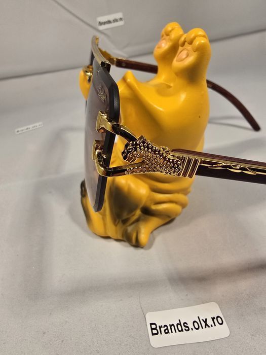 Promotie - Ochelari de soare Cartier Leopard Brown, made in Italy