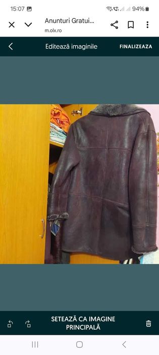 Jacheta bărbătească Extra large căptușită 5XL