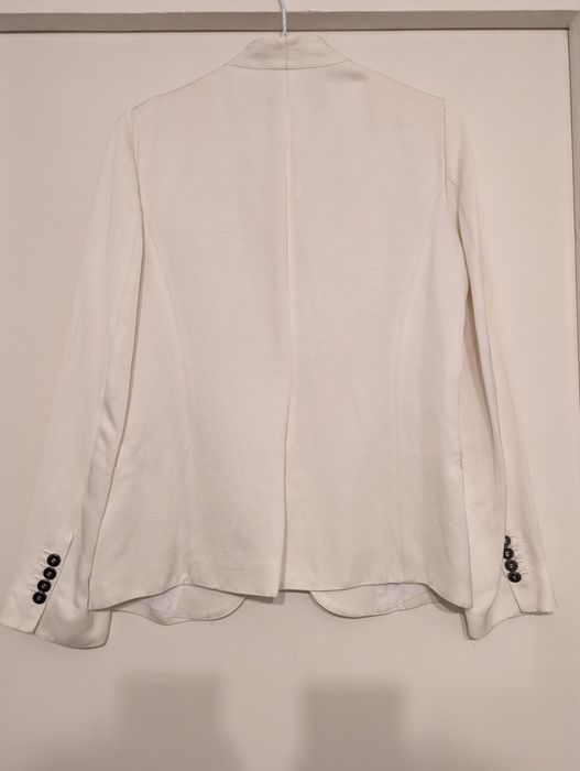 Sacou alb ZARA Basic