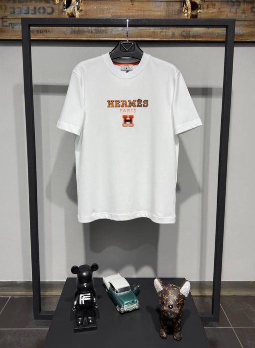 Tricou HERMES alb nou cu etichetă