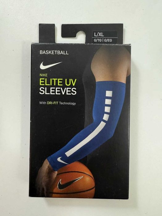 Спортни ръкави за ръце Nike Elite N2044-027 UV L/XL Комплект от 2 ръкава за баскетбол компресионни
