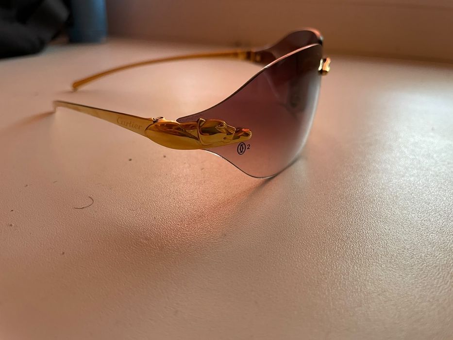 Очки Cartier золотые