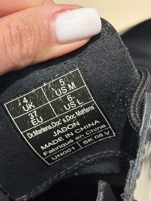 Bocanci Dr Martens negri