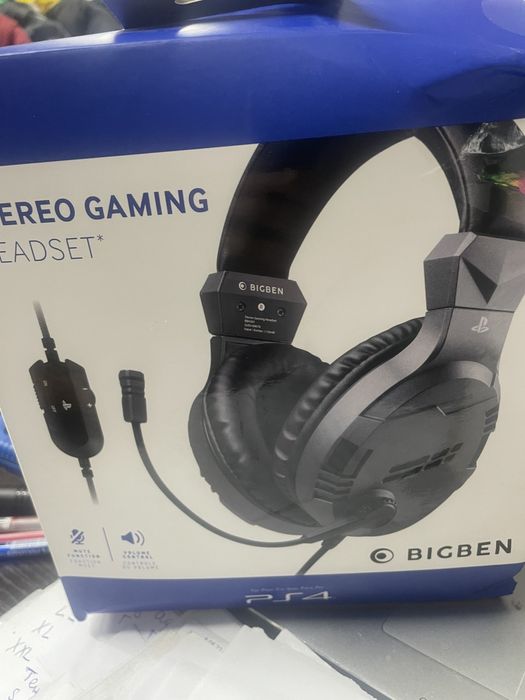 Стерео слушалки за игри за PS4, PC, MAC и мобилни устройства.