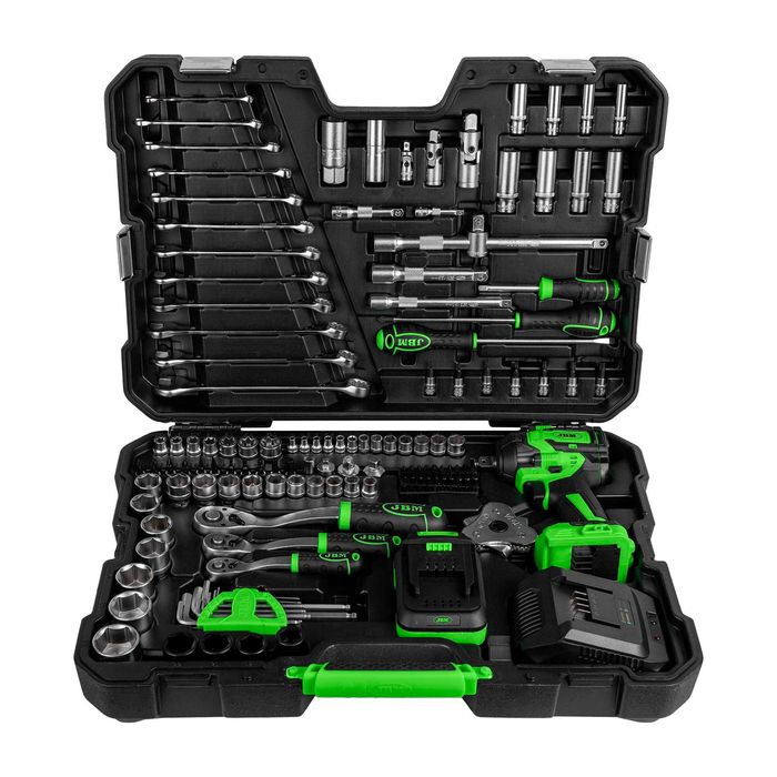 Trusa de scule cu pistol de impact, fara perii cu acumulator  800NM