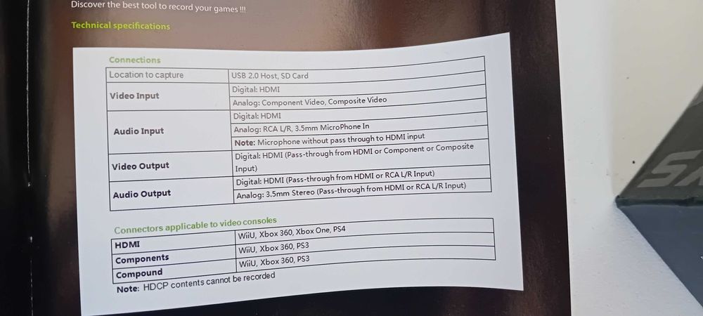 Кепчър KEEPOUT SX200