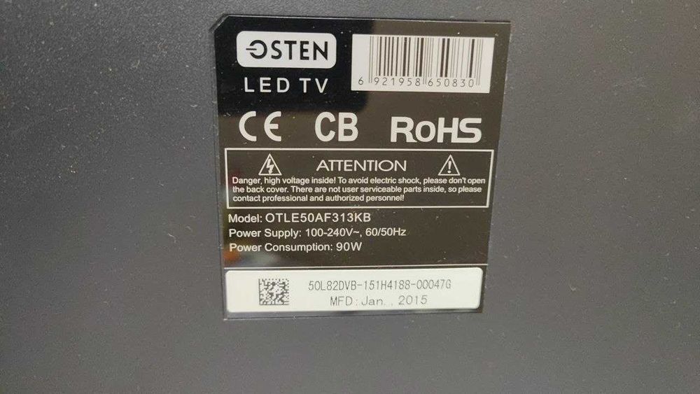 Срочно продается  телевизор OSTEN LED TV-50