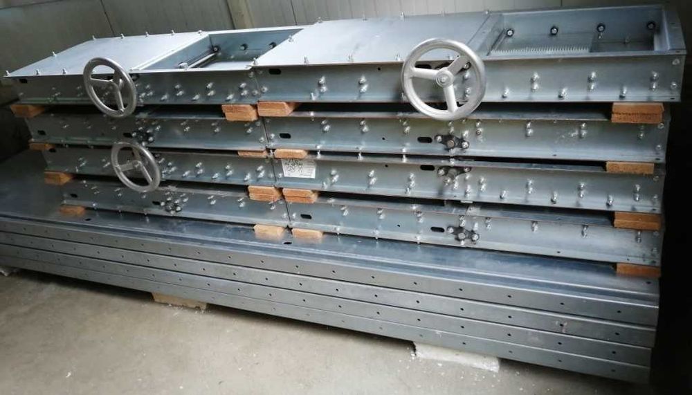 Петкус двупътна клапа и шибри Petkus за силози, бункери, разтоварища