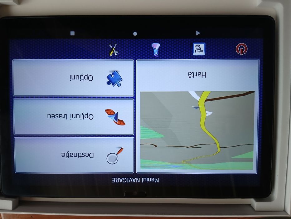 Tableta.  Navi track