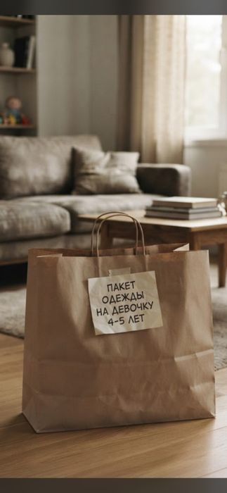 Пакет детских вещей для девочки 4 ,5 лет