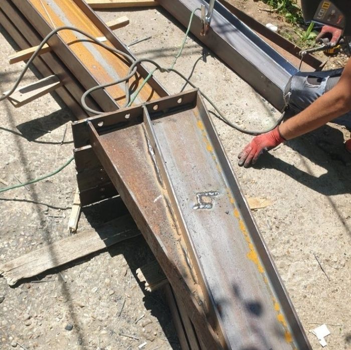 Vand Hala Metalica 9x20 din profile cu pane din țeavă la pret corect