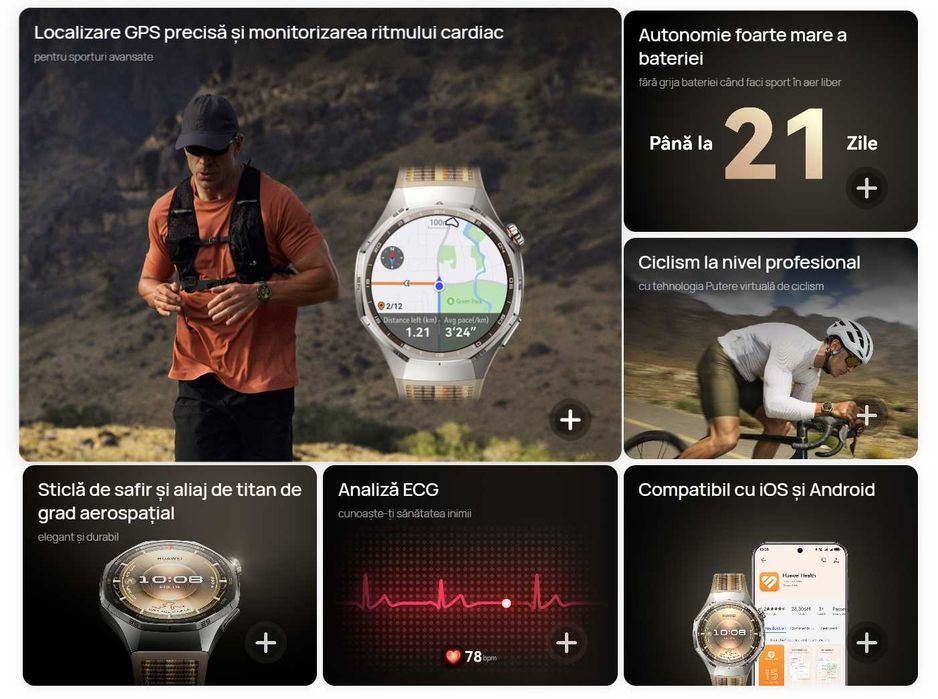 Smartwatch Huawei Watch GT 6 Pro 46MM Black Titanium