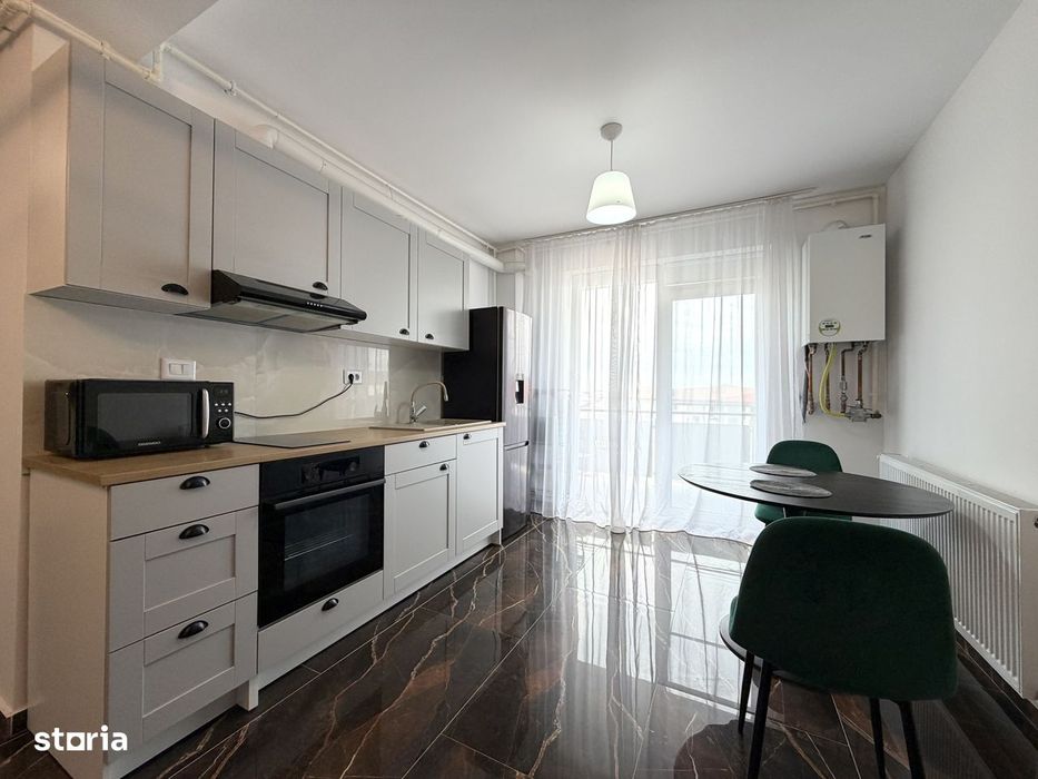 Apartament 2 camere, 40mp utili, etaj 2,  mobilat, bloc nou -  Giroc
