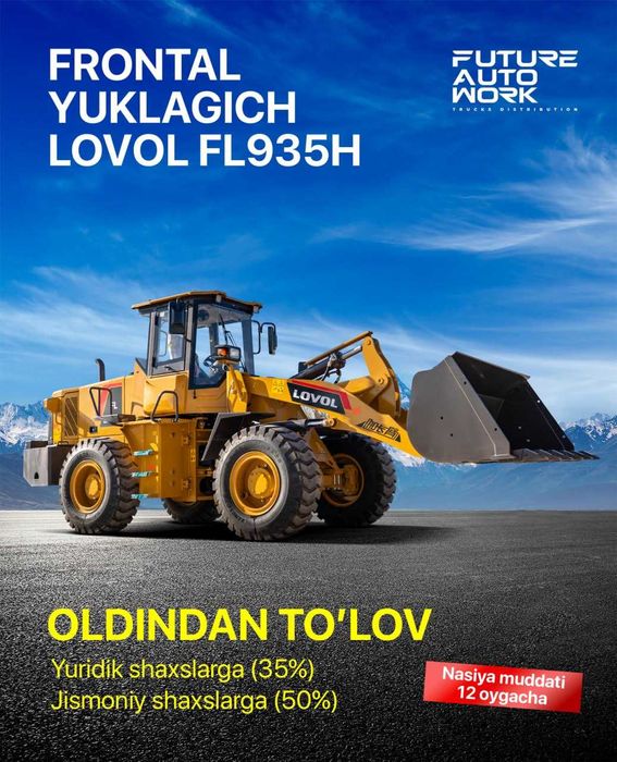 Pogruzchik 3 kub va 2 kub djostik lovol xsmg liugong