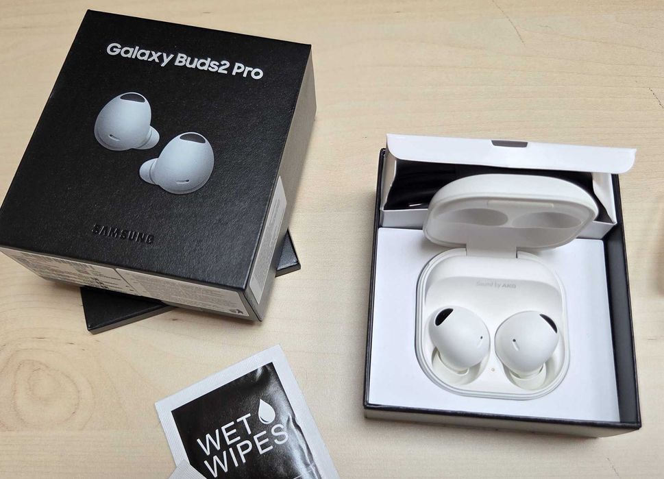 Căști wireless Samsung Galaxy Buds 2 Pro Albe, Curate, Sunet excelent