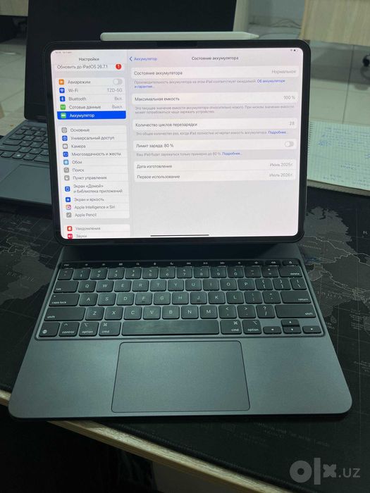 iPad Pro  13 -dyum M4, 512 gb wifi, Magic keyboard, Pencil Pro