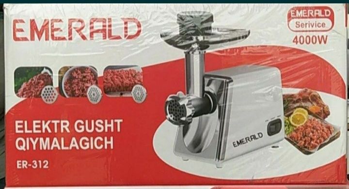 Даставка бесплатная Мясорубка Электрическая Гошт кималагич Новая