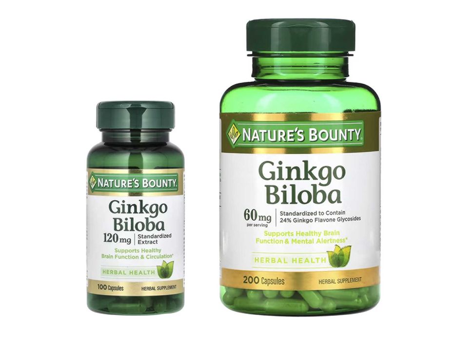 Natures Nature's Bounty Ginkgo Biloba Vitamin C Витами С Гинкго билоба