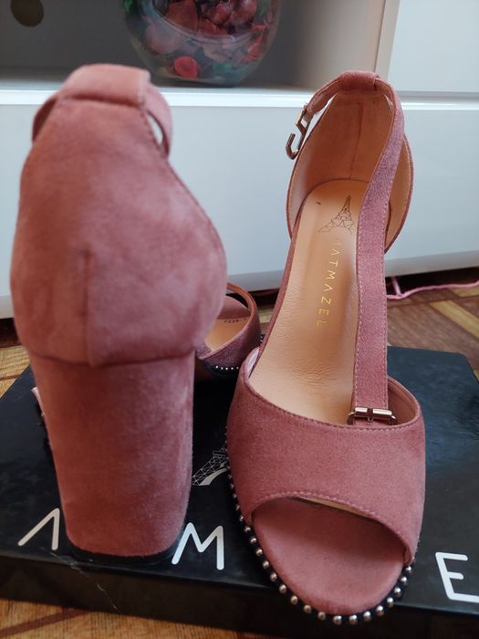 Босоножки. Цвет пудра.