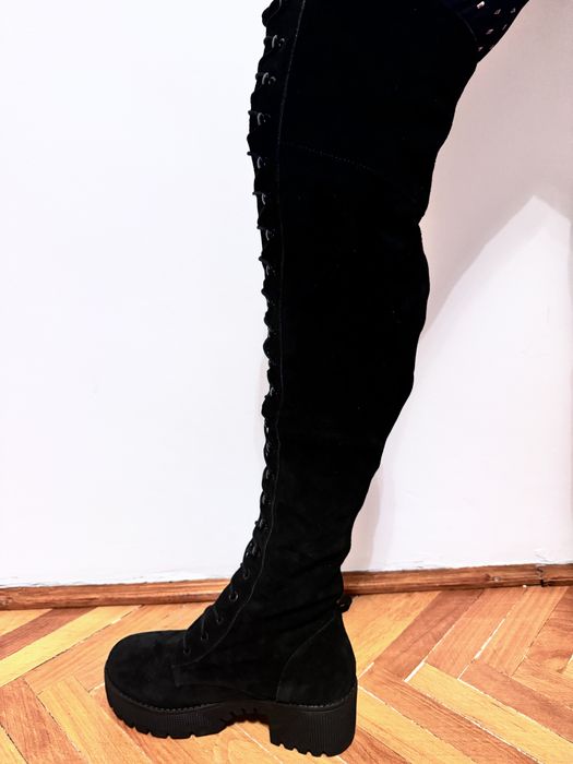 Cizme moja noi din piele intoarsa