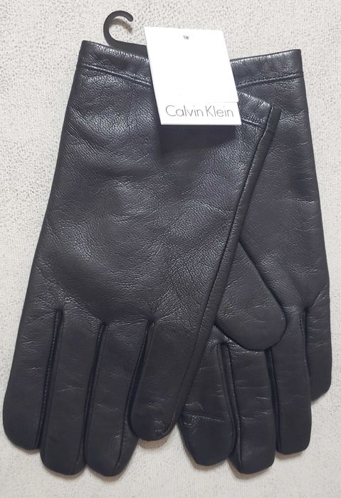 Нови кожени ръкавици  Calvin Klein