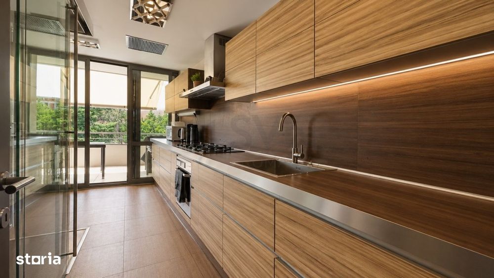 Apartament mobilat de inchiriat compelx cu piscina si paza