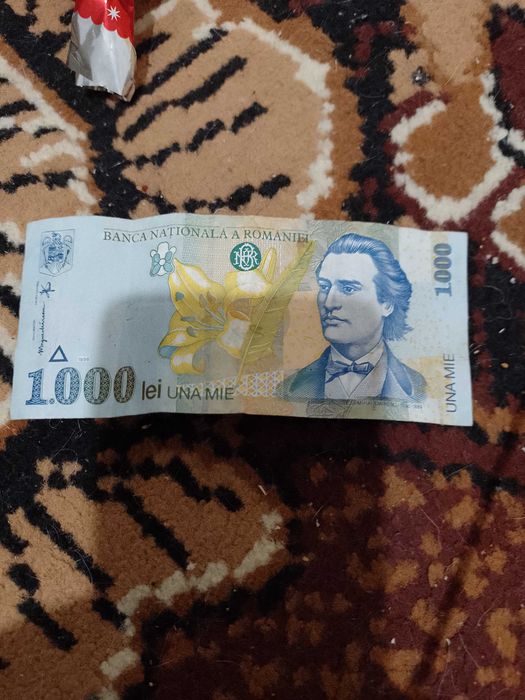 Bancnota 1000 lei an 1998