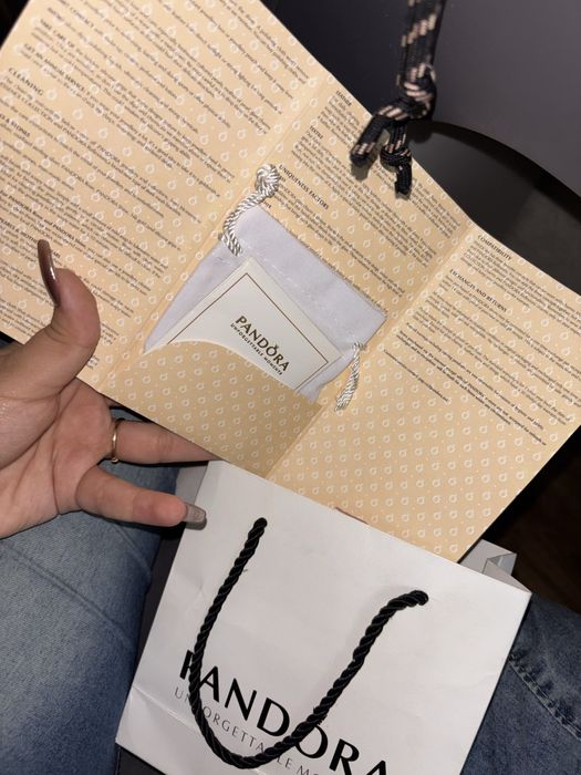 PANDORA браслет под серебро