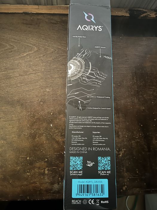 mouse pad AQIRYS